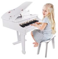 Medinis vaikiškas pianinas su kėdute CLASSIC WORLD