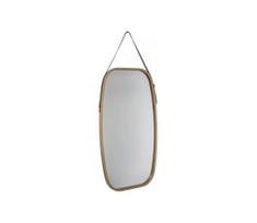 5five - Sieninis veidrodis OVAL 77x43 cm, iš bambuko