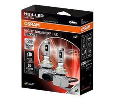 Rinkinys: 2 vnt. LED automobilinės lemputės NIGHT BREAKER SMART HB4 P22d/10W/12V 6000K - Osram