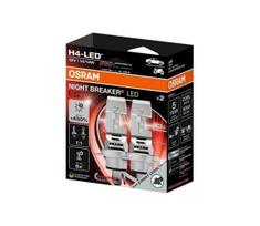 Komplektas 2x LED automobilinė lemputė NIGHT BREAKER SPEED H4 P43T/14W/12V 6000K - Osram