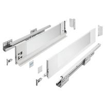 Stalčius AXIS PRO vidutinis B1 su švelnaus st. funkcija su stiklu baltas 300mm