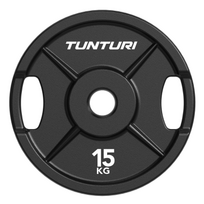 Olimpiniai ketaus svarmenys TUNTURI Platinum 2,5–25 kg (Svoris: 15 kg)