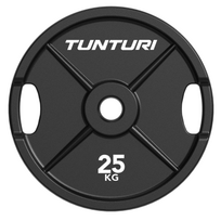 Olimpiniai ketaus svarmenys TUNTURI Platinum 2,5–25 kg (Svoris: 25 kg)
