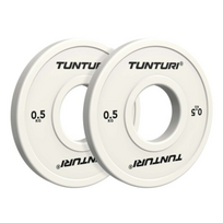 Olimpiniai svarmenys TUNTURI Platinum Fractional Plates 0,5–2,5 kg (Svoris: 2 x 0.5 kg)