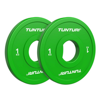 Olimpiniai svarmenys TUNTURI Platinum Fractional Plates 0,5–2,5 kg (Svoris: 2 x 1 kg)