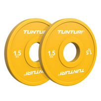 Olimpiniai svarmenys TUNTURI Platinum Fractional Plates 0,5–2,5 kg (Svoris: 2 x 1.5 kg)