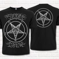 Pentagramos marškinėliai, Šėtono komanda. Bafometas. Okultinė simbolika. Velnias, Pragaras, 666. 4XL