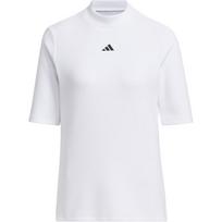 Adidas moteriškas golfo polo marškinėlis su paaukštinta apykakle ir trumpomis rankovėmis Baltas IS4786 M