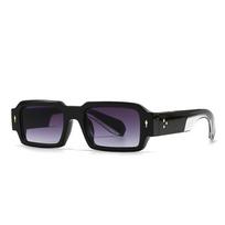 Punk Luxury Brand Designer Square Classic Rivet Sunglasses Women For Men  Trendy Sun Glasses Vintage Popular Shades Uv400 As the photo