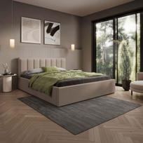 Lova DREAM + Čiužinys SAPNAS 2 XL|140x200|Tamsiai smėlio #4|Boucle