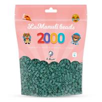 Tamsiai žali lyginimo karoliukai Midi 5 mm, 2000 vnt., 1 spalva