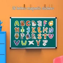 Animacinių gyvūnų atpažinimo šaldytuvo magnetukai - Edukacinis žaislas vaikams