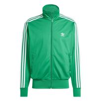 Adidas Originals Adicolor Classics Firebird Laisvo kirpimo striukė su užtrauktuku ir apykakle, dryžuota, ilgomis rankovėmis, vyriška, žalia, balta JD0183 S blue