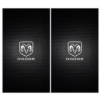 Automobilio emblema Centrinio statramsčio lipdukas Automobilio durų dekoratyviniai lipdukai Dodge SRT Charger Ram Caravan Journey 1500 Durango Challeager NITRO 2pcs black