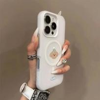 Jelly Magnet 2-in-1 for Apple Phone Case Magnetic Stand Magnetic Phone Case Simple Cartoon Personality High-end For iPhone 11