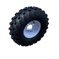Gokarto triračio galinės ašies komplektas: 19X7-8 ir 18X9.50-8 padangos ant golfo ratlankių