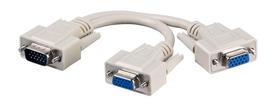 MicroConnect - VGA-Splitter - HD-15 (VGA) (M) zu HD-15 (VGA) (W) - 30 cm