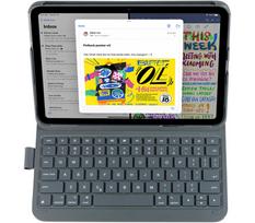 DEQSTER Slim PRO Keyboard iPad 10,9 (10. Gen.), iPad Air (4./5. Gen), iPad Pro 11 (1.-4. Gen), Space Grau, Bluetooth, Deutsch, 90-2000034