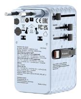 Universal Travel Adapter Verbatim Charge 70W 2C