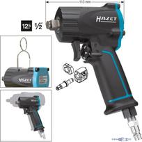 HAZET 9012M - Schlagschrauber - Schwarz - 1/2,1/4 Zoll - 10000 RPM - 1100 Nm - 610 Nm