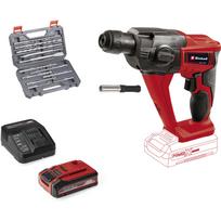 Power X-Change Akku-Bohrhammer TE-HD 18 Li, 18Volt (rot/schwarz, Li-Ion Akku 4,0 Ah Plus, mit Bohrer-Meißel-Set)