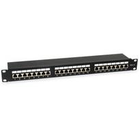 Equip 24-Port Cat.6 Shielded Patch Panel, Light Grey
