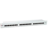 Equip 24-Port Cat.6 Shielded Patch Panel, Light Grey