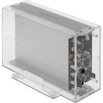 DeLOCK External Dual Enclosure for 2 x 3,5 SATA HDD with USB Type-C - Speichergehäuse - 3.5 (8,9 cm) - SATA 6Gb/s - 6Gbit/s - USB 3,2 (Gen 1) - durchsichtig (42624)