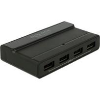 DeLock External USB 3,1 Hub 4 Port with 10Gbps - Hub - 4 x USB 3,1 Gen 2 - Desktop (64053)