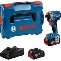 Akku-Schlagschrauber GDR 18V-215 Professional, 18Volt (blau, 2x Li-Ionen Akku 4,0Ah, in L-BOXX)