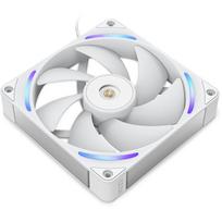 NZXT F140X RGB Gehäuselüfter, LCP-Rotor, Hybrid-Lager, aRGB - weiß, 140mm