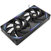 NZXT F280X RGB Gehäuselüfter, LCP-Rotor, Hybrid-Lager, aRGB - schwarz, 280mm