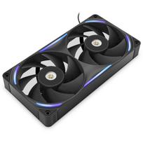 NZXT F240X RGB Gehäuselüfter, LCP-Rotor, Hybrid-Lager, aRGB - schwarz, 240mm