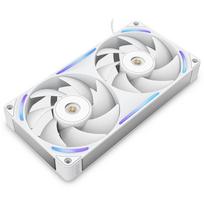 NZXT F240X RGB Gehäuselüfter, LCP-Rotor, Hybrid-Lager, aRGB - weiß, 240mm