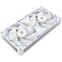 NZXT F280X RGB Gehäuselüfter, LCP-Rotor, Hybrid-Lager, aRGB - weiß, 280mm