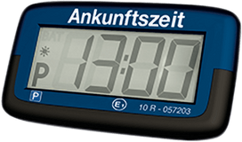 Needit PARK Micro elektr. Parkscheibe m. Zulassung blau