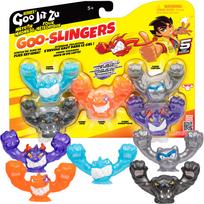 Heroes of Goo Jit Zu - Meteor Madness Goo Slingers Cosmic Metallic Slingers, Spielfigur 5er-Pack