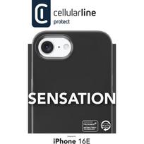 Cellularline Sensation Case - für Apple iPhone 16E - Black (SENSATIONIPHSE4K)