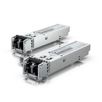 Ubiquiti SFP transceiver that supports using multi-mode fiber with a duplex LC UPC connector. (UACC-OM-MM-1G-D)