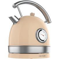 Thermosense 420 Vintage Light Beige, Wasserkocher beige/edelstahl, 2.200 Watt, 1,8 Liter