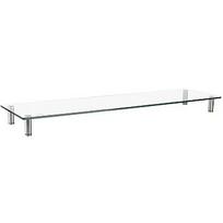 Logilink - Glass tabletop monitor riser, extra wide, max. 20 kg BP0060