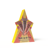 Dr.PAWPAW, NUDE LIP OIL TRIO, šventinis lūpų aliejų rinkinys, 3vnt, 24ml