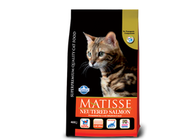 Matisse sausas maistas sterilizuotoms ir kastruotoms katėms su lašiša 10 kg