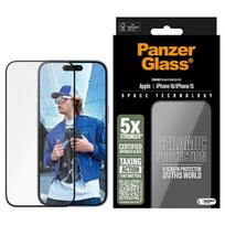 PanzerGlass Ceramic Screen Protector for iPhone 16 / 15 6.1" Ultra-Wide Fit 2853