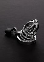 Sėklidžių žiedas su varpos narvu Attica Chastity Cage (45mm)