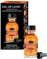 Masažo aliejus KamaSutra Oil of Love Tropical Mango, 22 ml