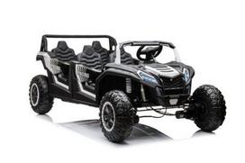 Elektromobilis Buggy A033 4x4 24V, baltas