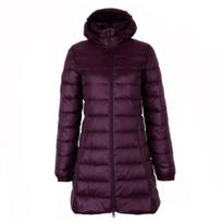 (4xL-violetinė)NewBang Plus 8XL 7XL Moteriški paltai Ilga žieminė skrybėlė Nuimama pūkinė striukė Itin lengva pūkinė striukė Moteriškas šiltas paltas su gobtuvu, XXXXL