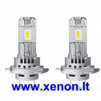 Auto LED H7 1:1 90W CREE chip PREMIUM LED komplektas +600% 2vnt.