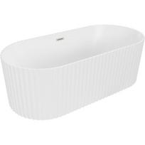 Vonia Mexen Paola, 150 x 75 cm, White matt + Brushed nickel persipylimas
